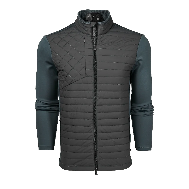 men's jackets with sporty zip details-Yukon Hybrid Jacket