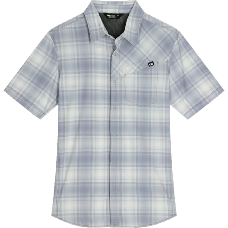 Men’s short-sleeve knap polos-Men's Astroman Short Sleeve Sun Shirt