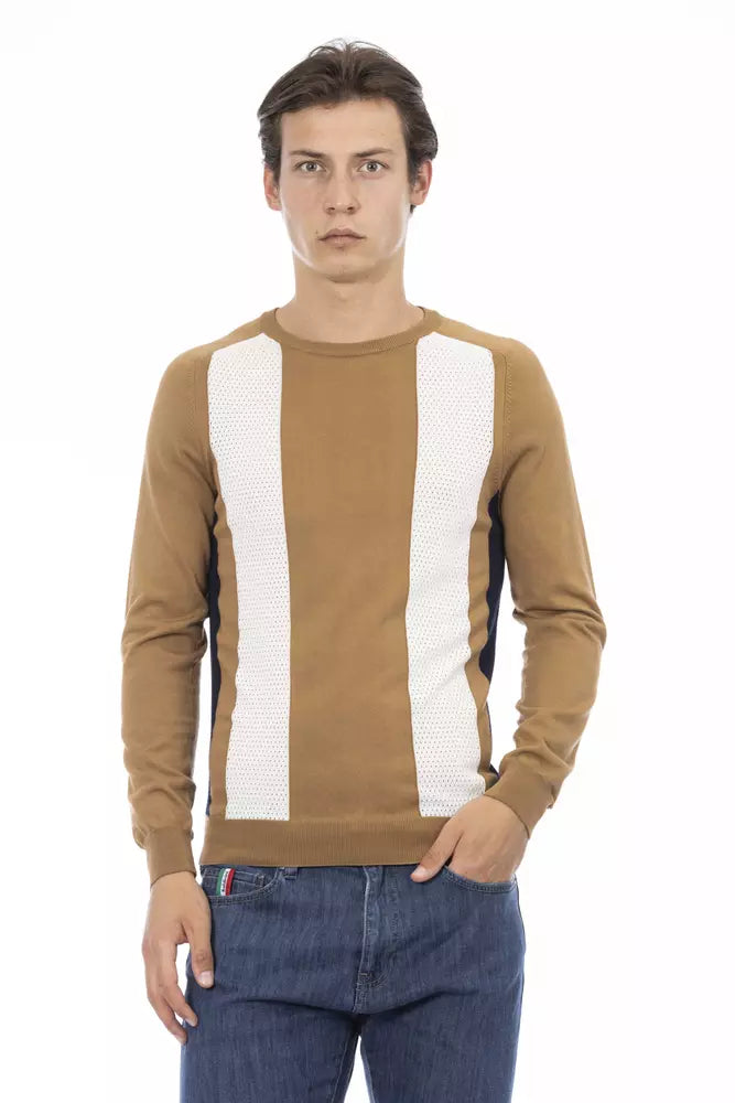 Men's ultra-soft sweater-Baldinini Trend  Cotton Men's Sweater