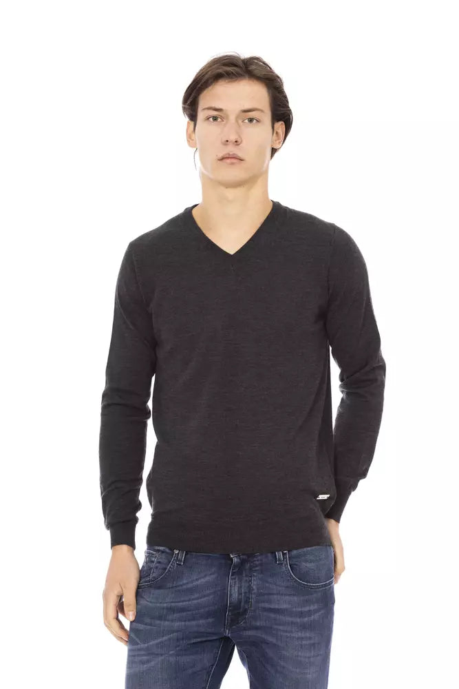 Men's vegan sweater-Baldinini Trend  Fabric Men's Sweater