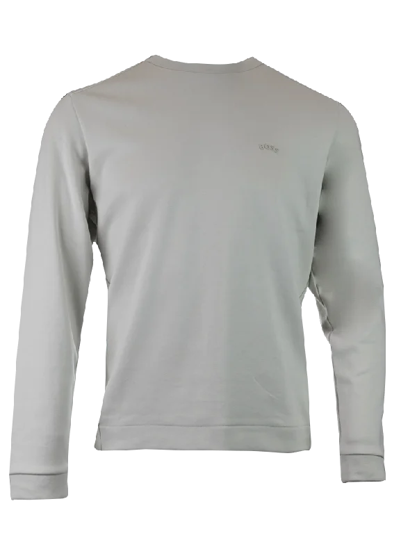 Men's breaker sweater-Hugo Boss  Cotton Round Neck Men's Sweatshirt