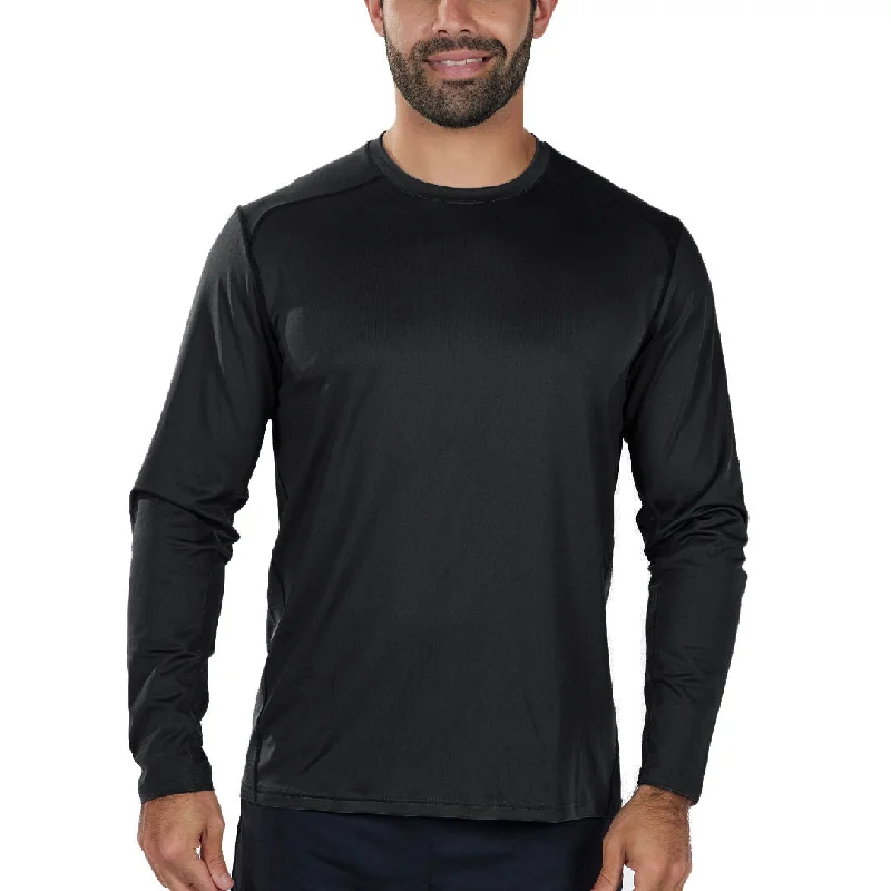 Men’s short-sleeve pebble tops-Men's Vortex Vent™ Cooling Crew Neck Long Sleeve T-Shirt - CLOSEOUT