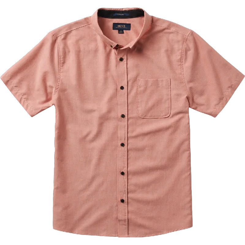 Men’s short-sleeve vug tees-Men's Scholar Oxford Short Sleeve Woven