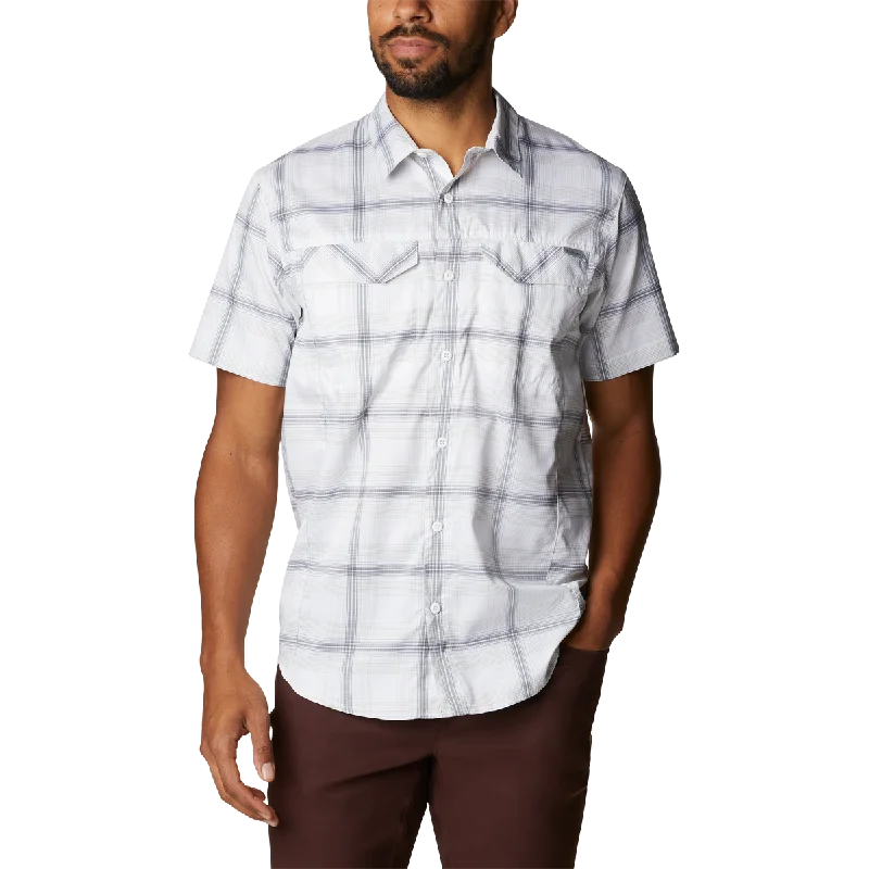 Men’s short-sleeve luff shirts-Men's Silver Ridge Lite Plaid Short Sleeve Shirt