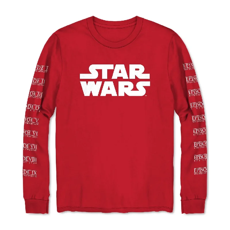 Men's swamp sweater-Star Wars Men's Graphic Sweatshirt Red Size Medium