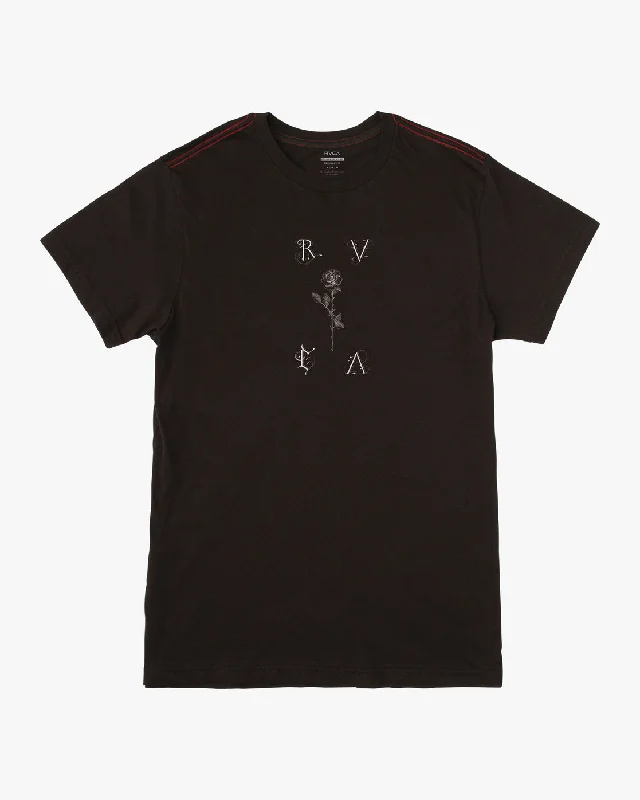 Men’s short-sleeve zest shirts-Benj Crane Tee - Pirate Black