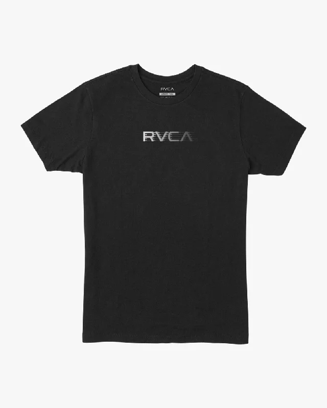 Men’s short-sleeve jetstream polos-Big RVCA Speed Workout Shirt - Black