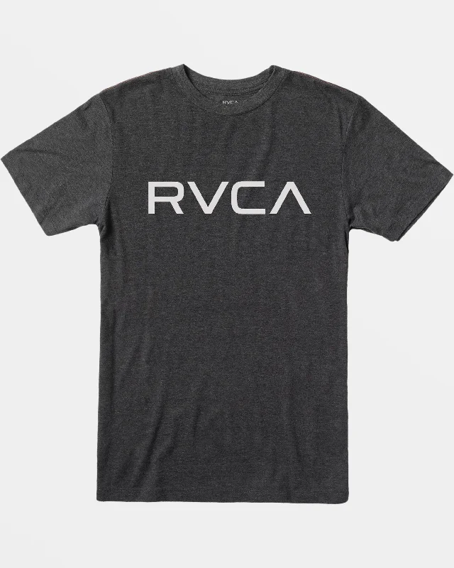 Men’s short-sleeve heath polos-Boys Big RVCA Tee - Black/White