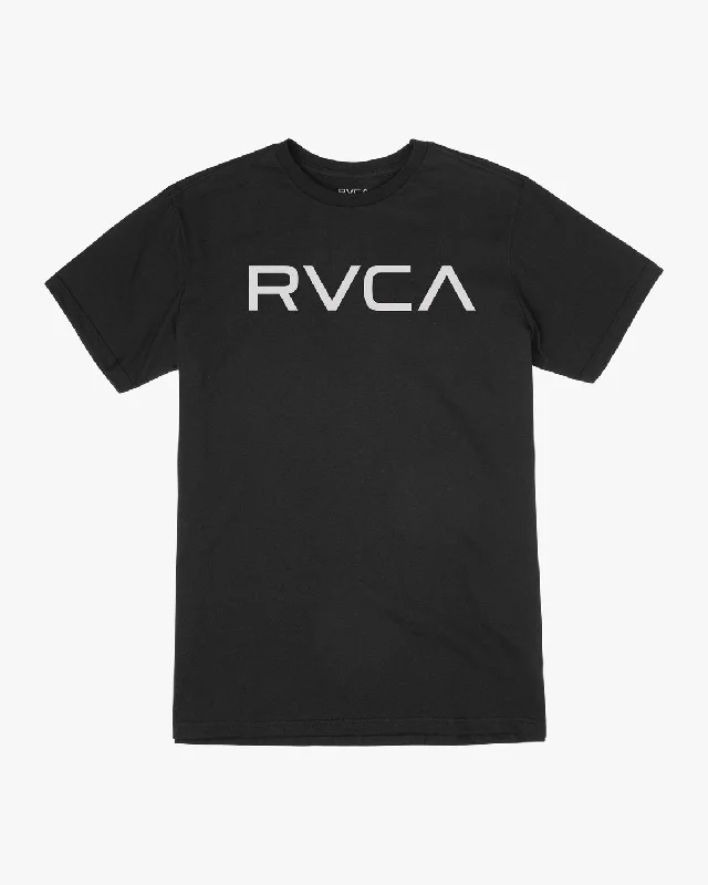 Men’s short-sleeve nexus polos-Boys Big RVCA Tee - Black/White