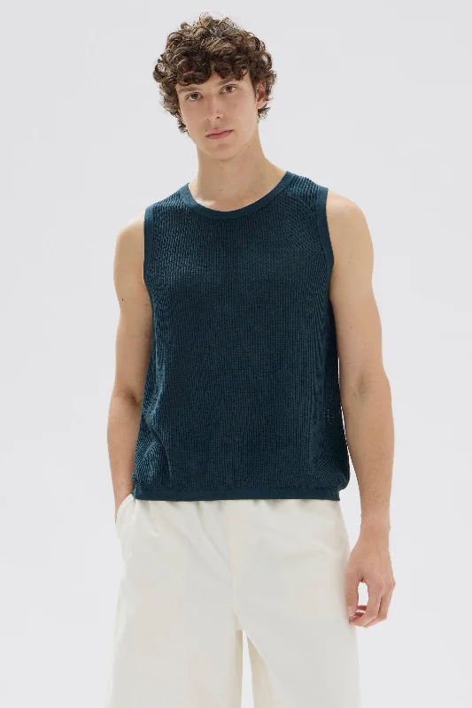 Men’s short-sleeve lode tees-Carlo Knit Tank