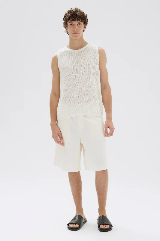 Men’s short-sleeve inlet polos-Carlo Knit Tank