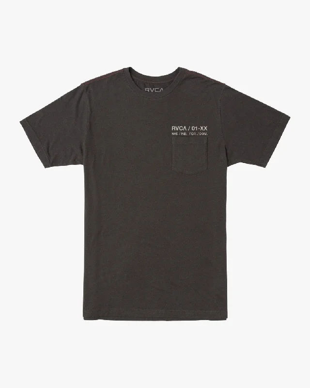 Men’s short-sleeve holt shirts-Cobra Corp Tee - Pirate Black