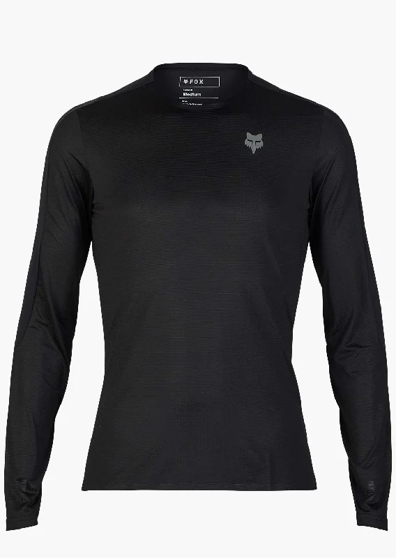 Men’s short-sleeve heath polos-Fox Men's Flexair Ascent Long Sleeve Jersey