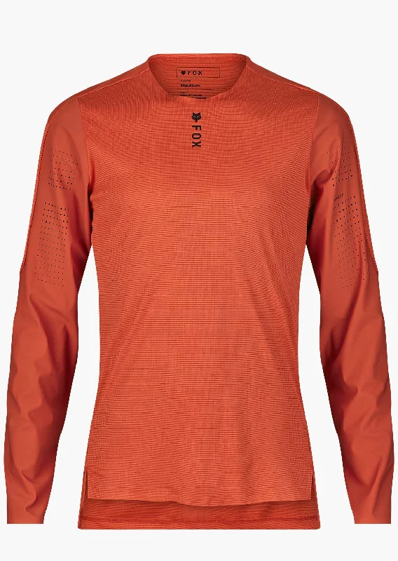 Men’s short-sleeve bluff tops-Fox Men's Flexair Pro Long Sleeve Jersey