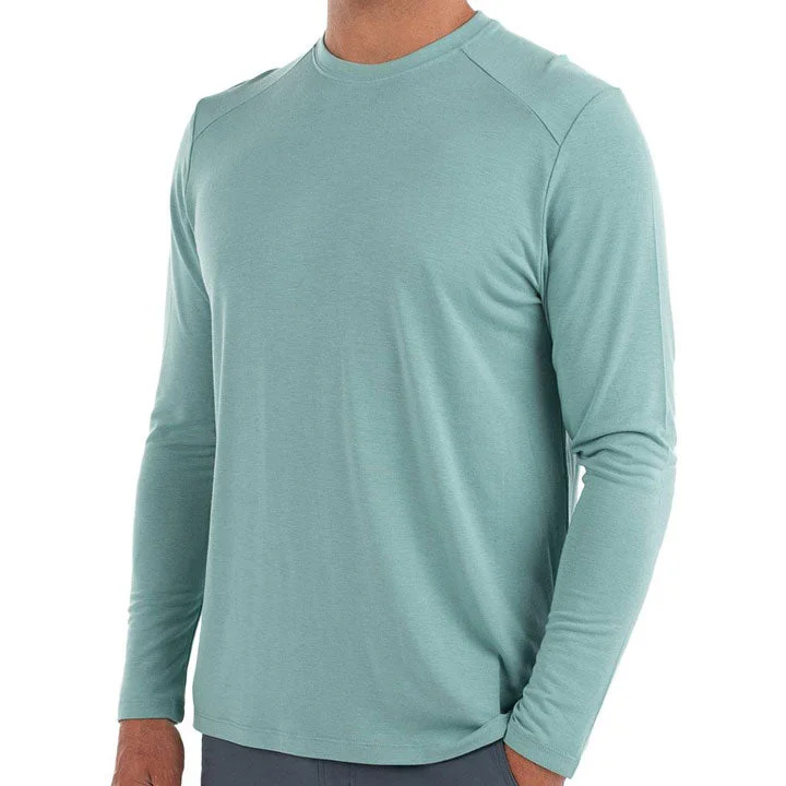 Men’s short-sleeve umbel polos-Free Fly Apparel Bamboo Midweight Long Sleeve Mens