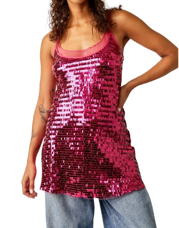 Men’s short-sleeve nexus polos-Disco Fever Mini Tank Top