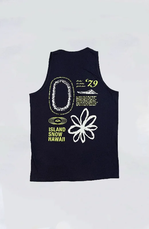 Men’s short-sleeve quarry tees-Island Snow Hawaii - IS Old Skool Premium Heavyweight Tank Top