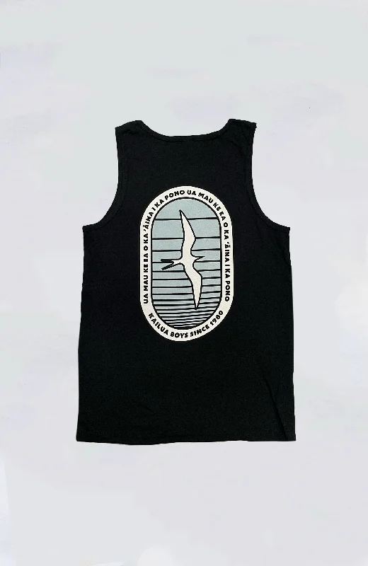 Men’s short-sleeve bluff tops-Kailua Boys - KB Iwa Heavyweight Tank Top