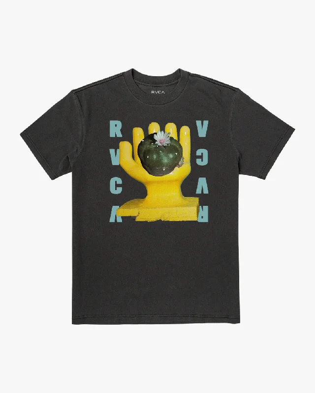 Men’s short-sleeve rill shirts-Lophophora Tee - Black