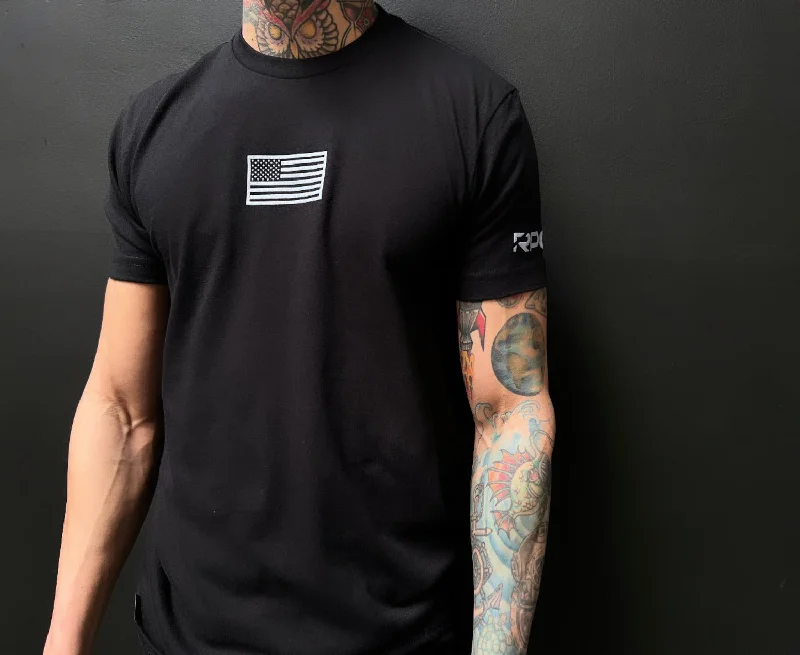 Men’s short-sleeve nook tees-MEN'S RECON PERFORMANCE GEAR "BASIC" TEE- BLACK