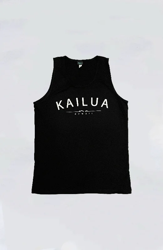 Men’s short-sleeve yowl tops-Mokulua Hula - MH Kailua Midweight Tank Top