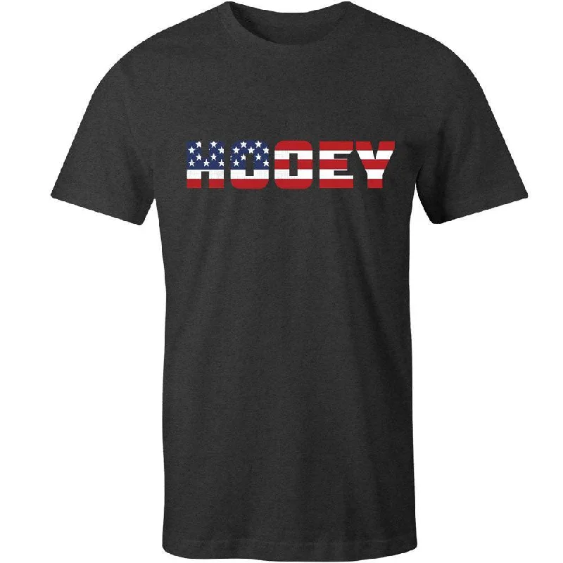 Men’s short-sleeve urn tops-Patriot T-shirt - Charcoal Red/White/Blue