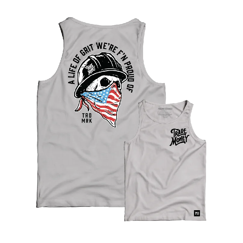 Men’s short-sleeve brink tees-American Grit Tank, Grey