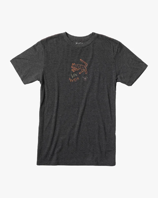 Men’s short-sleeve quirk polos-Petroglyph Tee - Black