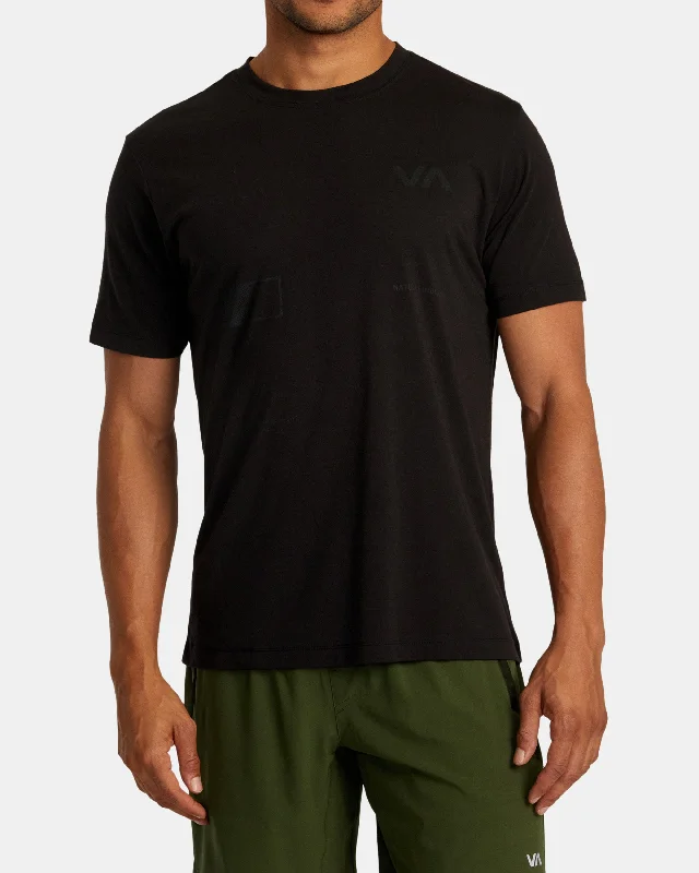 Men’s short-sleeve xylem shirts-Radiate Tee - Black