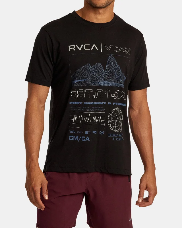 Men’s short-sleeve tilt tees-RVCA Matrix Tee - Black