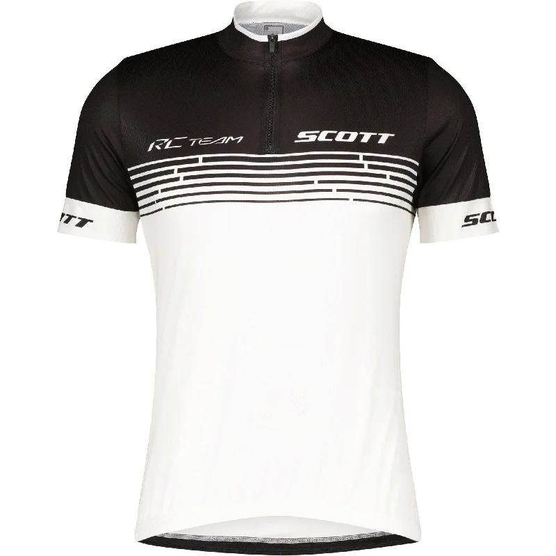 Men’s short-sleeve peak polos-Scott RC Team 20 Short Sleeve Mens Cycling Jersey - White