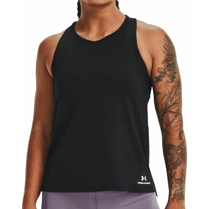 Men’s short-sleeve valley polos-Under Armour Rush Energy Womens Training Vest Tank Top - Black