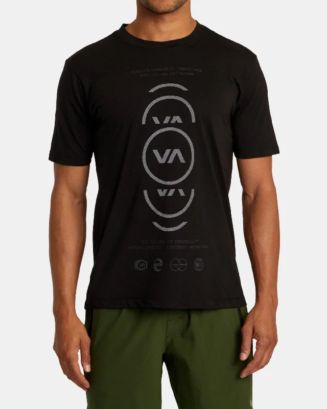 Men’s short-sleeve vug tees-VA Circle Splitter Tee - Black