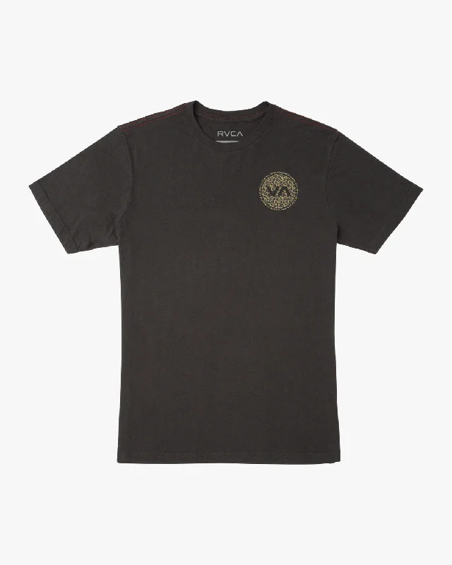 Men’s short-sleeve cedar shirts-VA Mod Fill Tee - Pirate Black