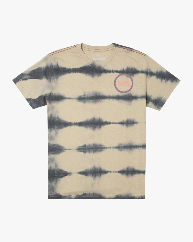 Men’s short-sleeve marsh tops-VA Mod Tie-Dye Tee - Black/Tan Tie Dye