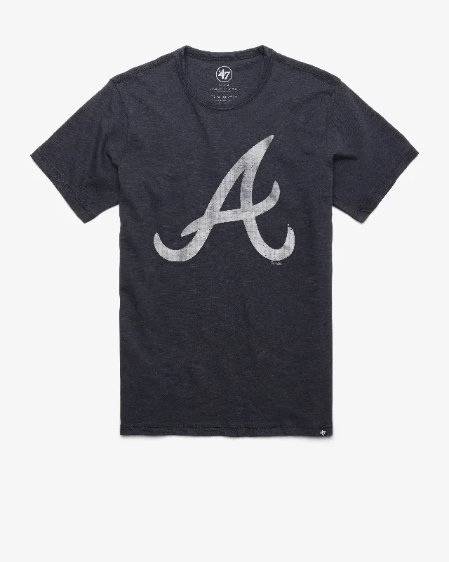 Men’s short-sleeve nix tees-ATLANTA BRAVES GRIT '47 SCRUM TEE