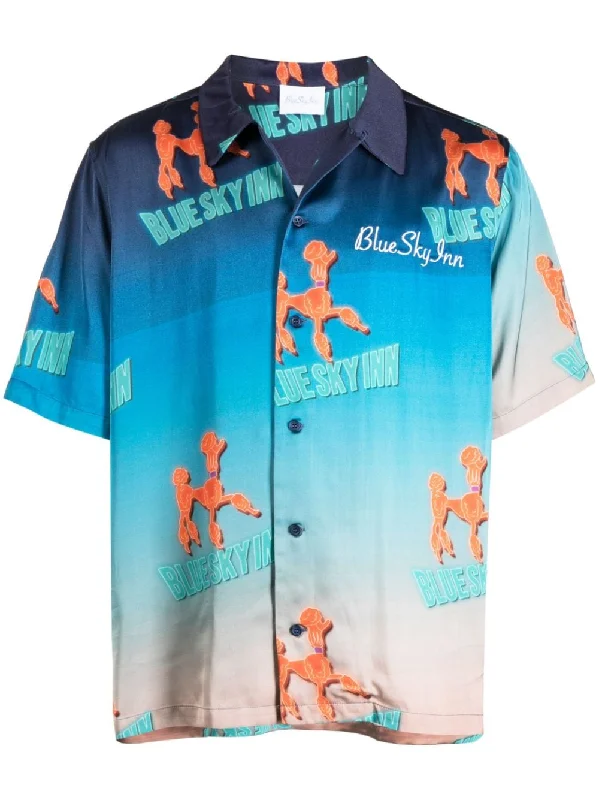 Men's luxury nebula shirts-blue Sky Inn Men's Shirts blue