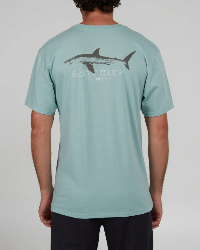 Men’s short-sleeve tilt tees-Brother Bruce Premium Tee - Mackerel