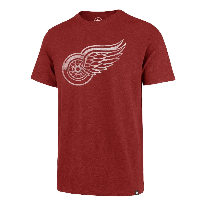 Men’s short-sleeve jost shirts-DETROIT RED WINGS GRIT '47 SCRUM TEE