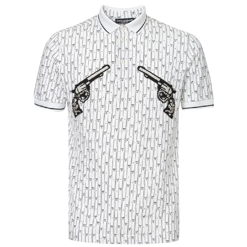 Men’s short-sleeve upland tees-Dolce & Gabbana  Cotton Polo Men's Shirt