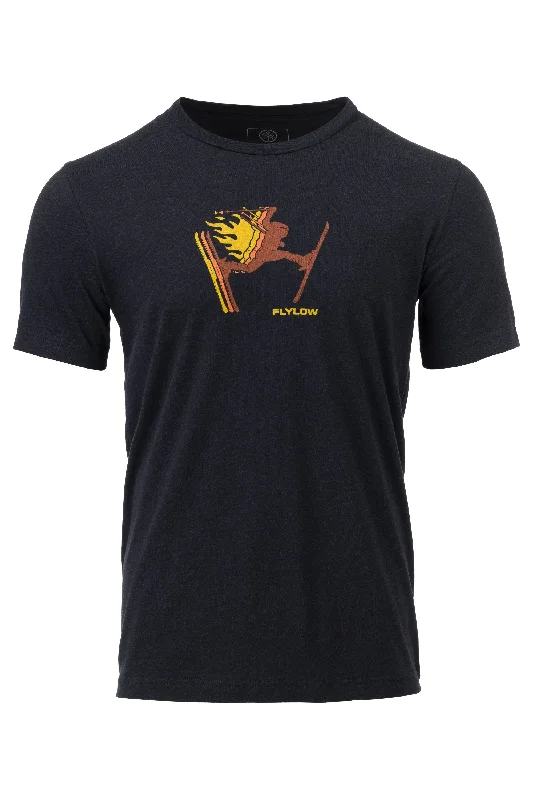 Men’s short-sleeve sward tops-Flame Daffy Tee