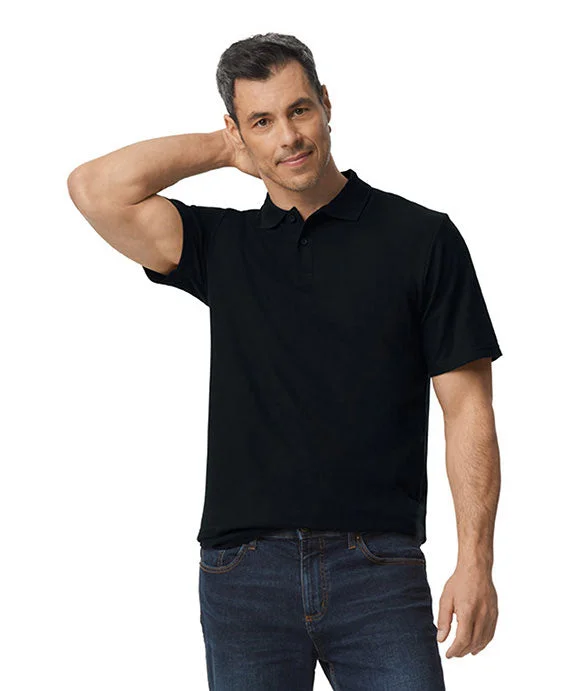 Men’s short-sleeve prong tees-G648 - Gildan Mens Softstyle Double Pique Polo Shirt