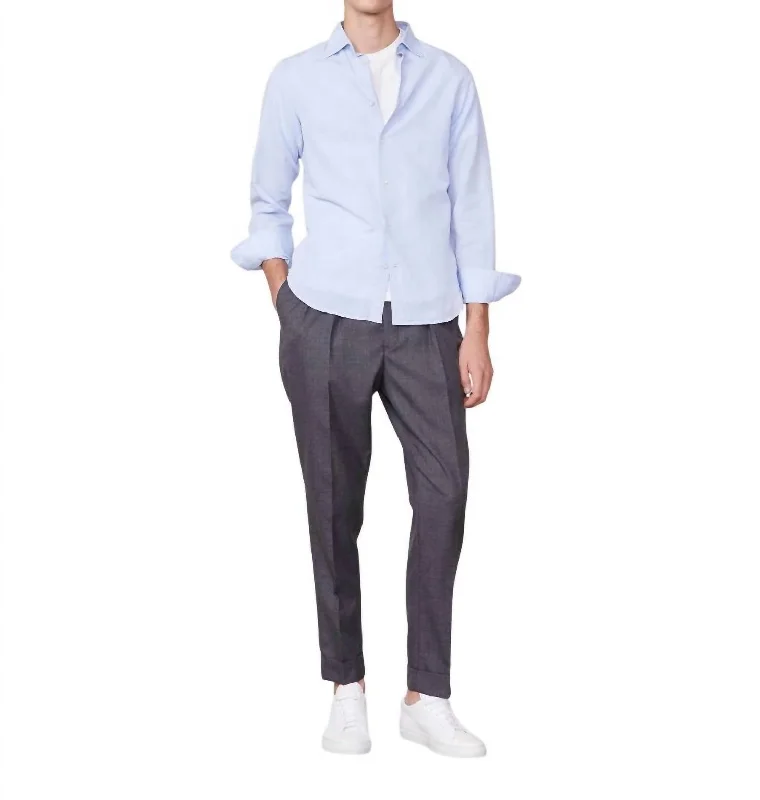 Men's casual moulin shirts-Giacomo Shirt In Blue