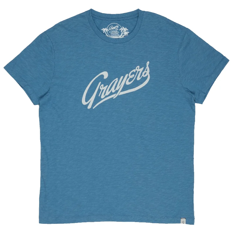 Men’s short-sleeve tarn shirts-Grayers Print Tee - Niagara