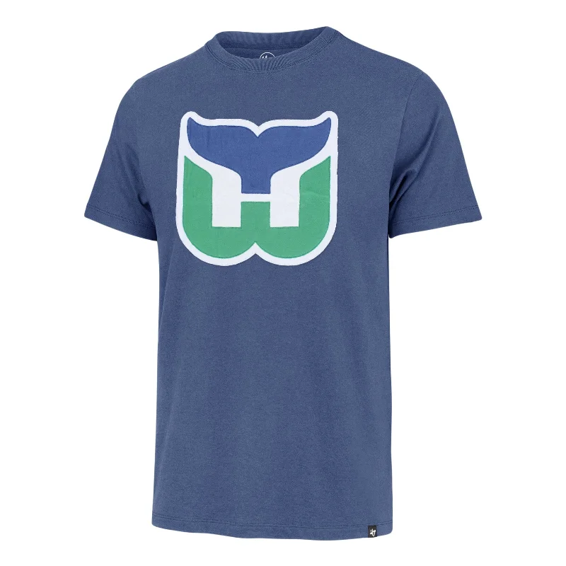 Men’s short-sleeve isthmus tops-HARTFORD WHALERS VINTAGE FRANKLIN KNOCKOUT '47 FIELDHOUSE TEE