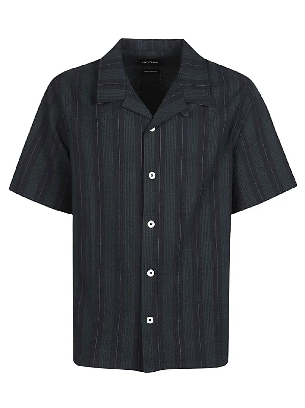 Men's soft twill-knit shirts-Howlin Men's Shirts blue