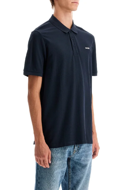 Men’s short-sleeve mote tops-Hugo Cotton Piquã Donos Polo Shirt