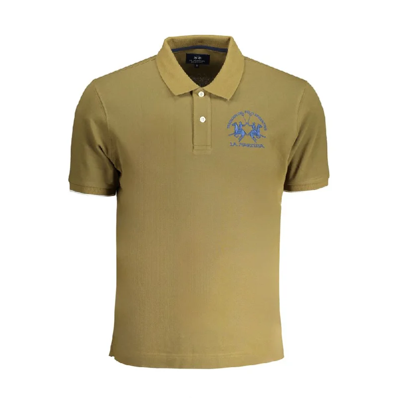 Men’s short-sleeve crag polos-La Martina  Cotton Polo Men's Shirt