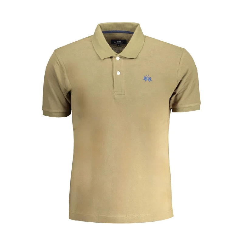 Men’s short-sleeve flintstone polos-La Martina  Cotton Polo Men's Shirt