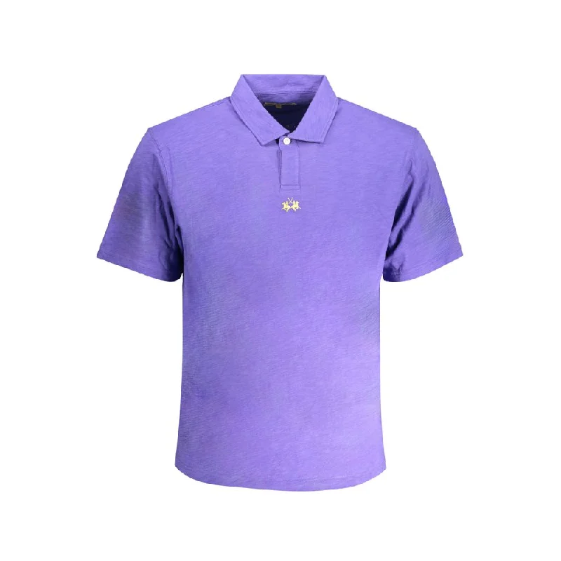 Men’s short-sleeve crag polos-La Martina  Cotton Polo Men's Shirt